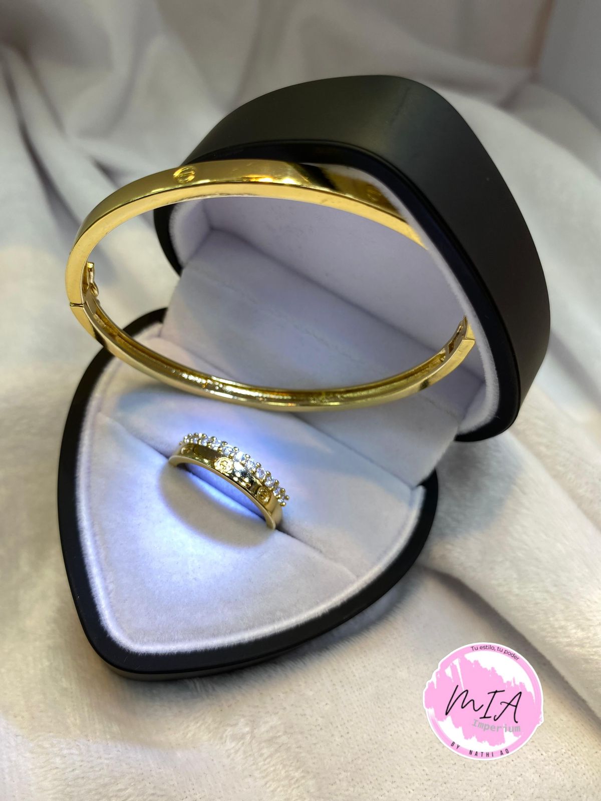 set de anillo y pulsera